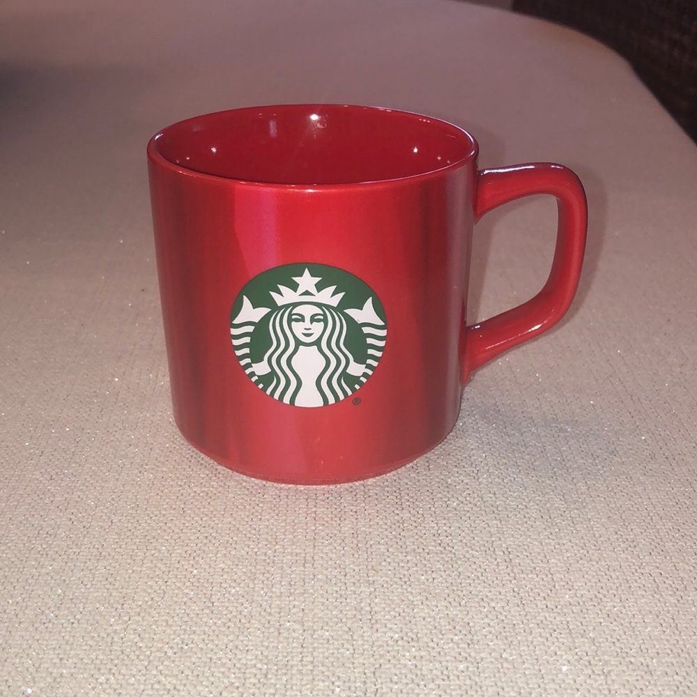 Starbucks Red Marble Coffee Mug